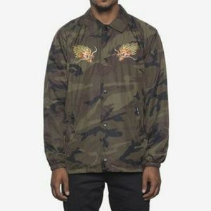 Huf Camo x Dragons Special Edition Coaches Jacket